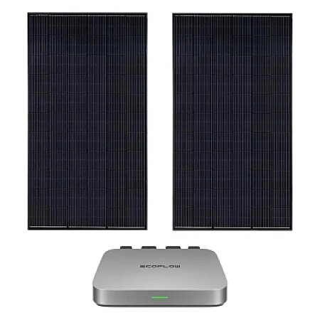 Ecoflow PowerStream Micro Inverter 800W + 2x 400W Mono Solar Panel-thumb-filter