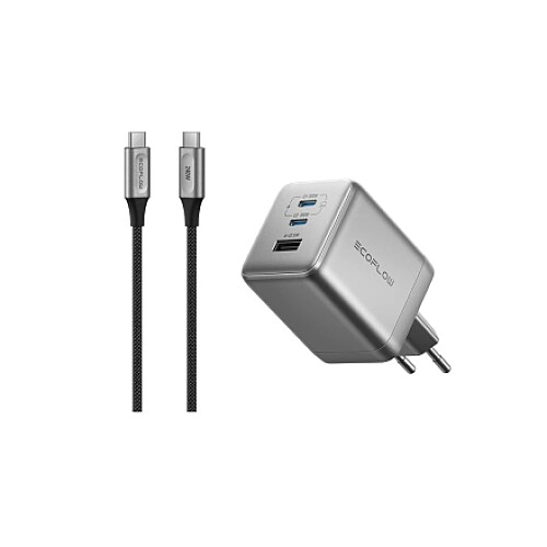 Incarcator EcoFlow RAPID Pro Charger (100W, 3 Ports, GaN)